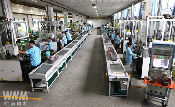 皖南電機(jī)線圈車(chē)間自動(dòng)流水線組